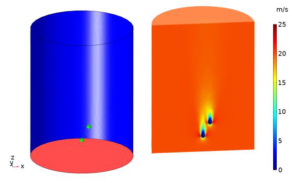 Towards Accurate Modelling of Aeraulic Droplets Interactions within COMSOL Multiphysics®
